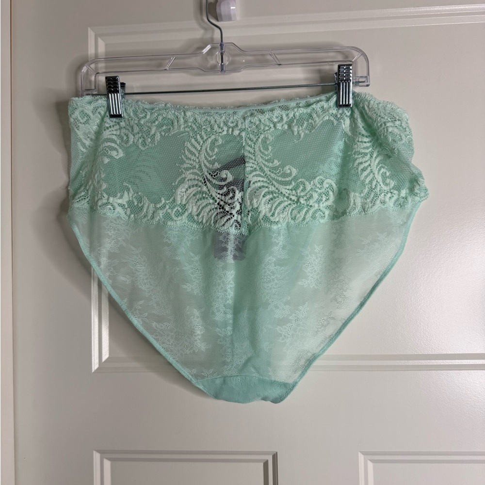 NWT, Natori Feathers Mint Lace Women’s Panty, 3X Lace - Picture 5 of 14
